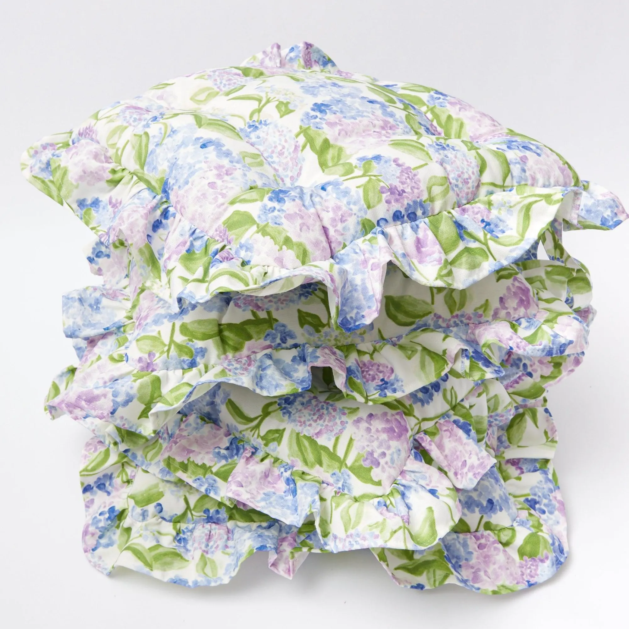 Hydrangea Seat Pad Cushions (Set Of 4)|Mrs. Alice Hot