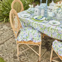 Hydrangea Seat Pad Cushions (Set Of 4)|Mrs. Alice Hot