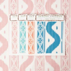 Ikat Stripe Fabric|Mrs. Alice Online