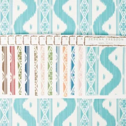 Ikat Stripe Fabric|Mrs. Alice Outlet