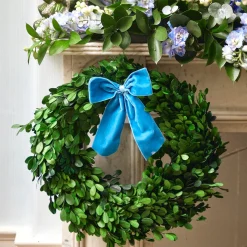 Large Blue Velvet Bow|Mrs. Alice Online