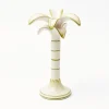 Large White Palm Candle Holder|Mrs. Alice Clearance
