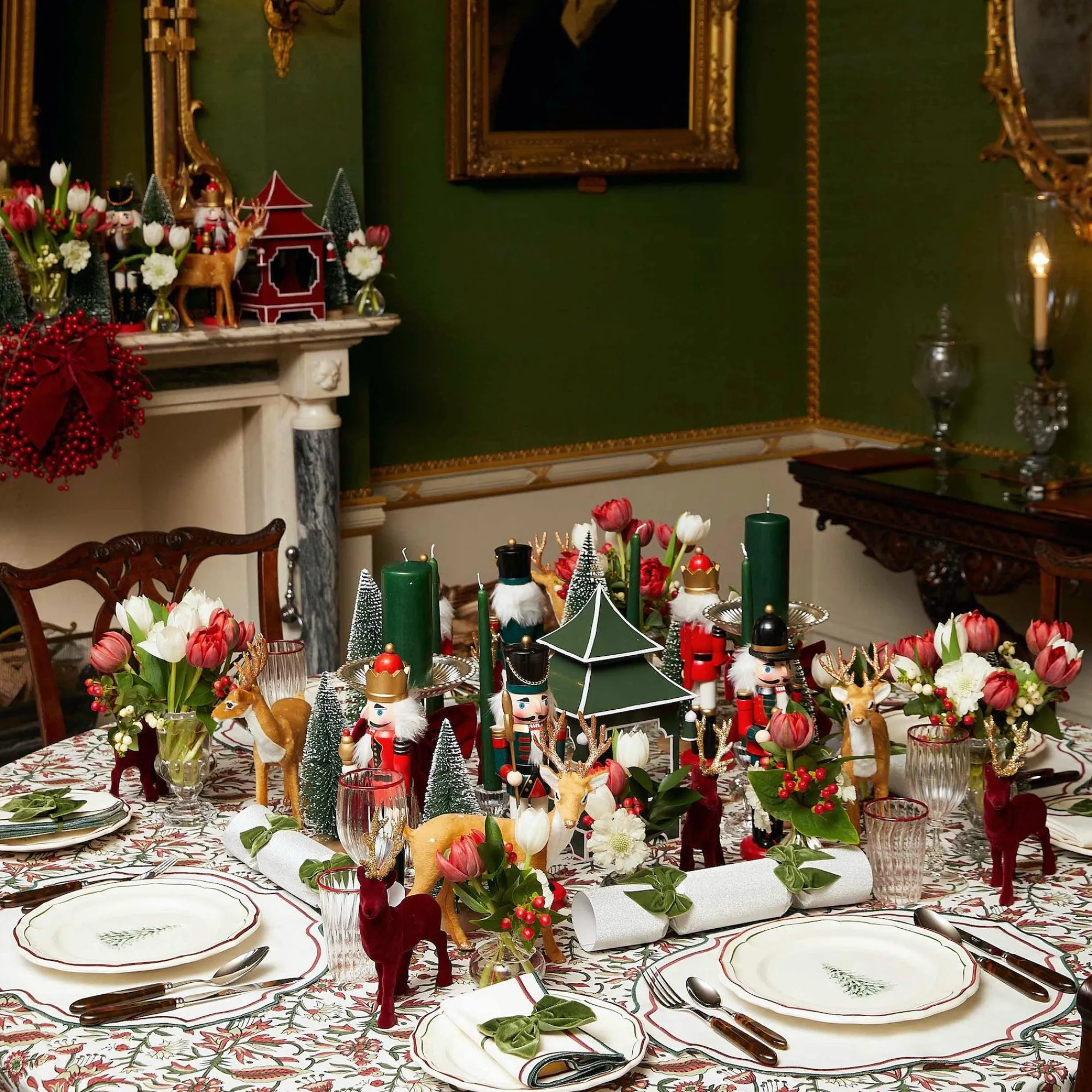 Liberty Candy Cane Napkins (Set Of 4)|Mrs. Alice New