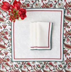 Liberty Candy Cane Napkins (Set Of 4)|Mrs. Alice New