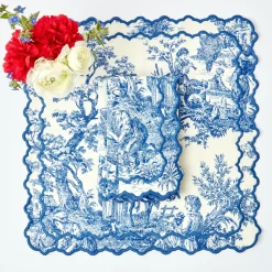 Lilibet Toile Napkins (Set Of 4)|Mrs. Alice Best