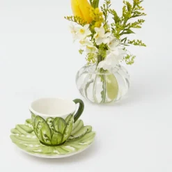 Lily Of The Valley Espresso Cup & Saucer|Mrs. Alice Outlet