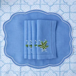 Lily Of The Valley Napkins (Set Of 4)|Mrs. Alice Outlet