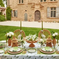 Luciana Rattan Scalloped Bowl|Mrs. Alice