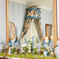 Madeline Azure Candle Holders (Pair)|Mrs. Alice