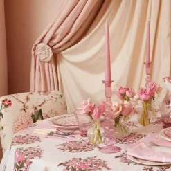 Marguerite Pink Candle Holders (Pair)|Mrs. Alice New