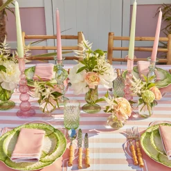 Marguerite Pink Candle Holders (Pair)|Mrs. Alice New