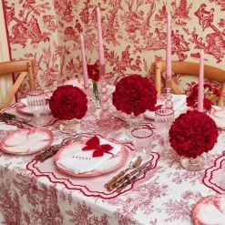 Marguerite Pink Candle Holders (Pair)|Mrs. Alice New