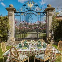 Mini Green Rattan Pagoda Lantern (Pair)|Mrs. Alice Outlet