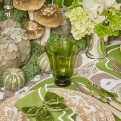 Moss Green Tulip Glasses (Set Of 4)|Mrs. Alice Online