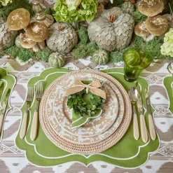 Moss Green Tulip Glasses (Set Of 4)|Mrs. Alice Online