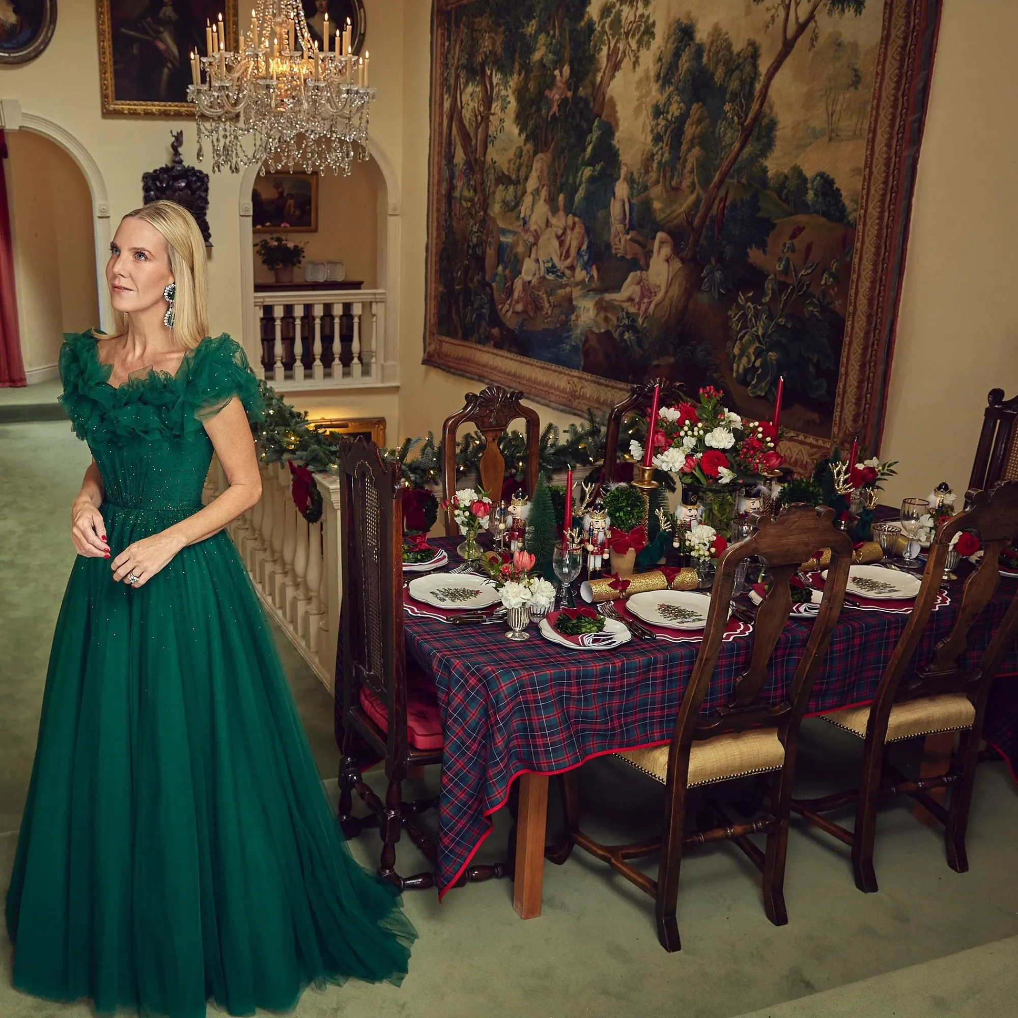 Christmas Tree Starter Plate (Set Of 4)|Mrs. Alice New