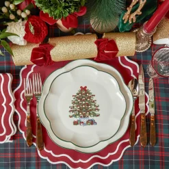 Christmas Tree Starter Plate (Set Of 4)|Mrs. Alice Best