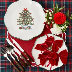 Christmas Tree Dinner Plate (Set Of 4)|Mrs. Alice Outlet