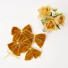 Mustard Velvet Napkin Bows (Set Of 4)|Mrs. Alice