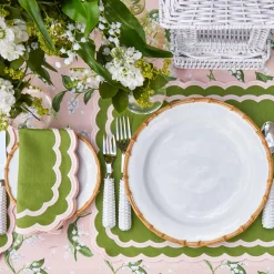 Nancy Bamboo Dinner & Starter Plates (Set Of 8)|Mrs. Alice Discount