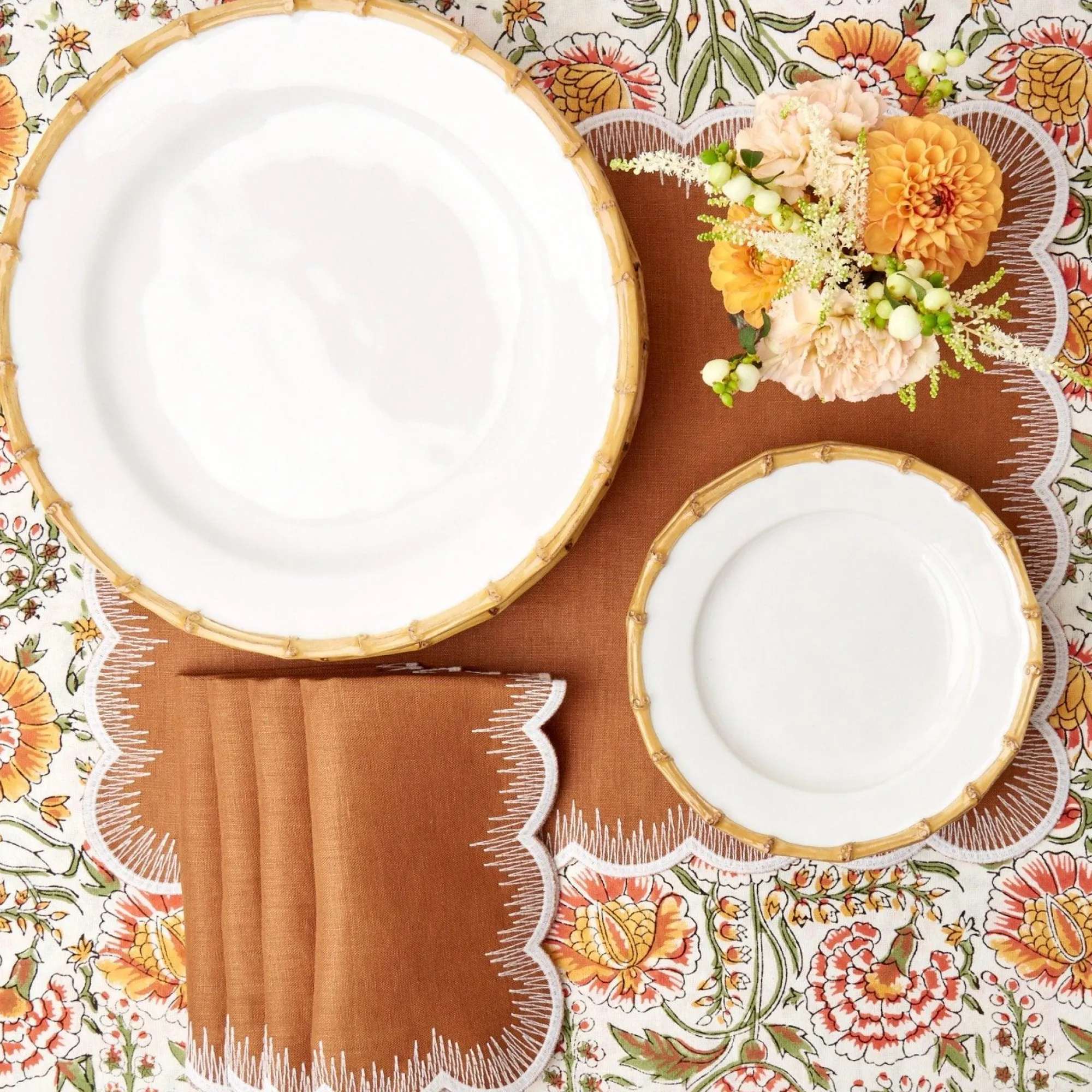 Nancy Bamboo Dinner Plate (Set Of 4)|Mrs. Alice Best