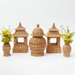 Natural Rattan Decoration Set|Mrs. Alice Sale