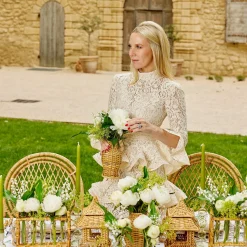 Natural Rattan Vase (Set Of 3)|Mrs. Alice