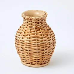 Natural Rattan Vase (Set Of 3)|Mrs. Alice