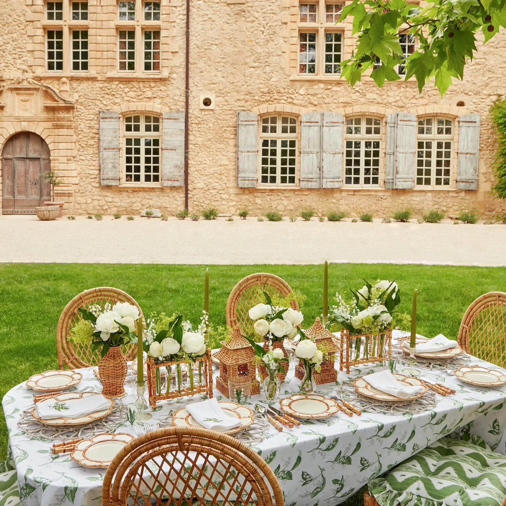 Natural Rattan Vase (Set Of 3)|Mrs. Alice