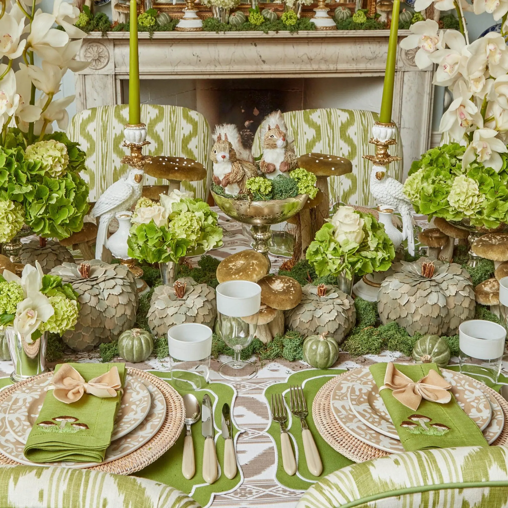 Oat Velvet Napkin Bows (Set Of 4)|Mrs. Alice Clearance