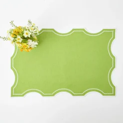 Octavia Green Tray Liner|Mrs. Alice New