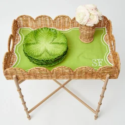 Octavia Green Tray Liner|Mrs. Alice