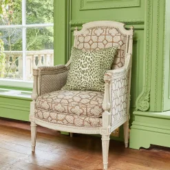 Olive Green Leopard Fabric|Mrs. Alice