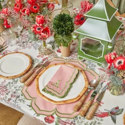 Olive Rim Swirl Wine Glasses (Set Of 4)|Mrs. Alice New