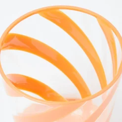 Orange Swirl Outdoor Glasses (Set Of 6)|Mrs. Alice Discount