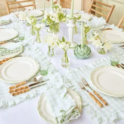 Pale Green Artichoke Candle Holder (Pair)|Mrs. Alice Outlet