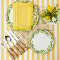 Passalacqua Yellow Stripe Tablecloth|Mrs. Alice Best