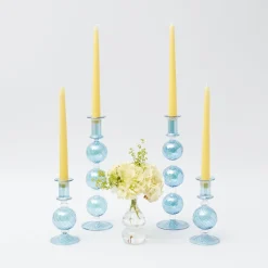 Pastel Yellow Candles (Set Of 8)|Mrs. Alice Clearance