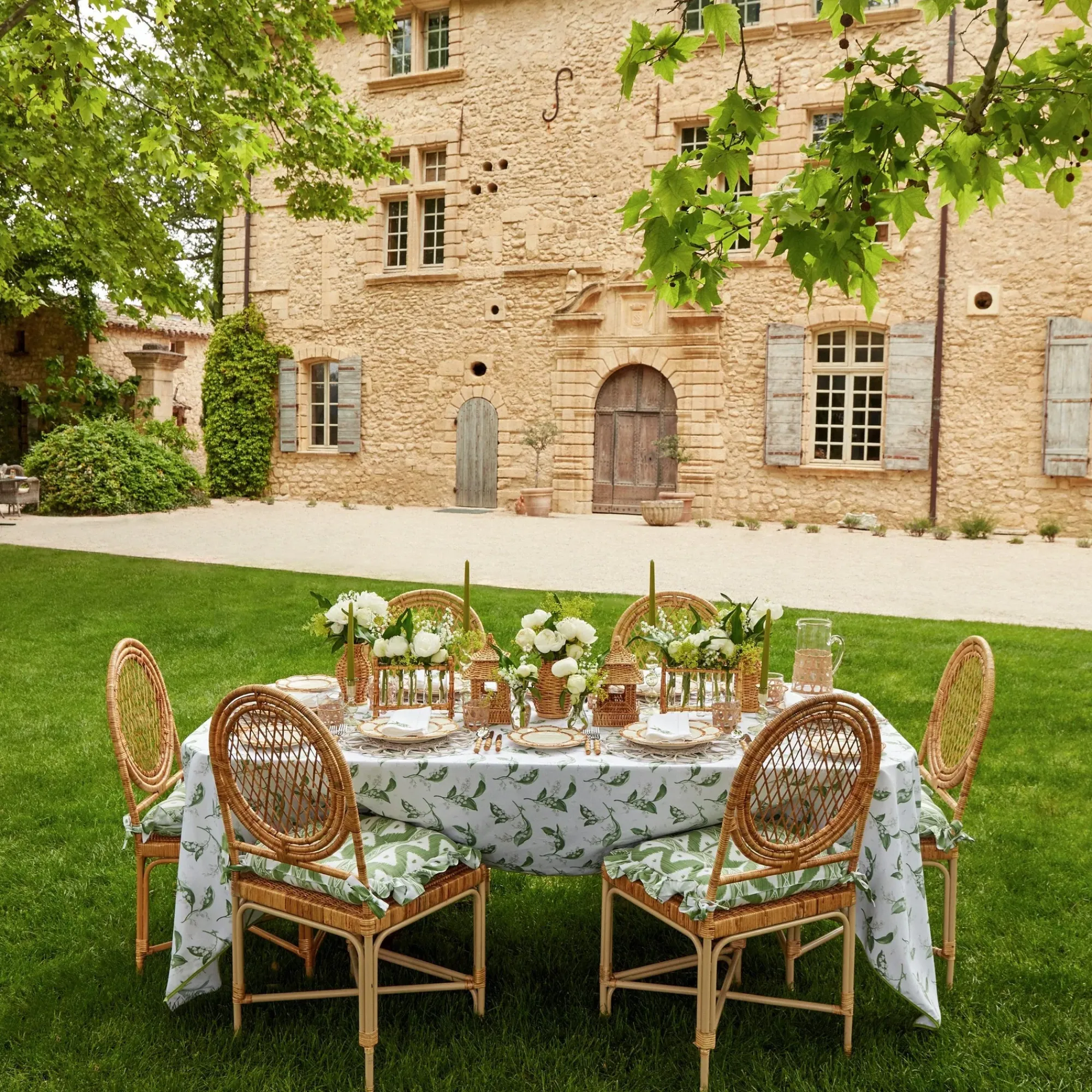 Petal Bamboo Ceramic Dinner Plate (Set Of 4)|Mrs. Alice Online