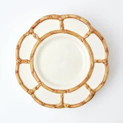 Petal Bamboo Ceramic Dinner Plate|Mrs. Alice