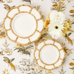 Petal Bamboo Starter Plate (Set Of 4)|Mrs. Alice Best