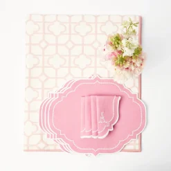 Pink Bamboo & Amelie Linen Set|Mrs. Alice Outlet