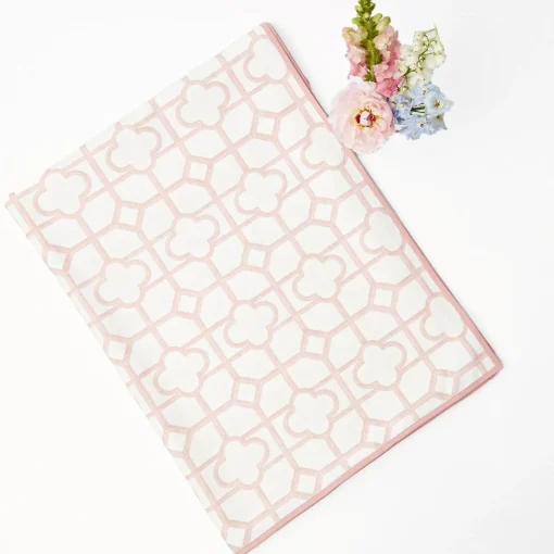 Pink Bamboo Tablecloth|Mrs. Alice