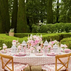 Pink Bamboo Tablecloth|Mrs. Alice
