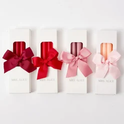 Pink Candles (Set Of 8)|Mrs. Alice Online