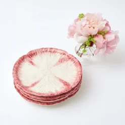 Pink Capri Lettuce Starter Plate (Set Of 4)|Mrs. Alice New