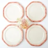 Pink Geometric Bamboo Dinner Plate (Set Of 4)|Mrs. Alice
