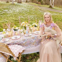 Pink Gingham Ruffle Seat Pad Cushion|Mrs. Alice Outlet