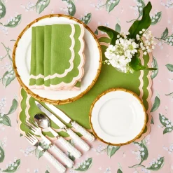 Pink Lily Of The Valley Tablecloth|Mrs. Alice Sale