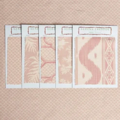 Pink Lotus Flower Fabric|Mrs. Alice New